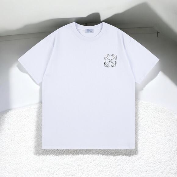 OFF-WHITE Crew neck, short sleeves Size: M - Picture 1 of 5